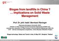 Biogas from Landfills in China.pdf