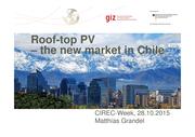 Roof-top PV - The new market in Chile