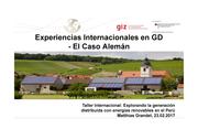 Distributed Generation in Germany (spanish)