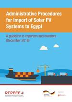Administrative Procedures for Import of Solar PV Systems to Egypt