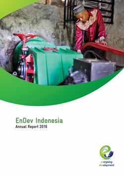 EnDev Indonesia Annual report 2016