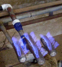 Biogas burner with injector bolivia.JPG